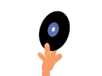 Hand Spotify Sticker by Alex Tait