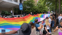 200-Foot-Long Rainbow Flag Marched Down Philadelphia During Pride Festival
