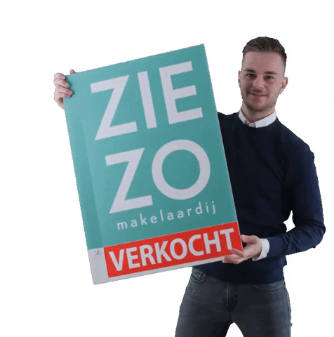 Makelaar Verkocht GIF by Ziezo Makelaardij