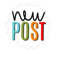 New Post Sticker by Arrows & Applesauce