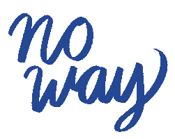 no way adriannadomingo Sticker