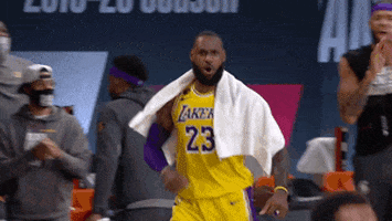 Yell Los Angeles GIF by NBA