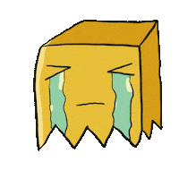 PanderetaMilennial sad triste llorar tristeza Sticker