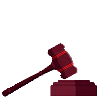 Hammer Case Dismissed Sticker by Vincent Hughes Law