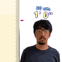 One Foot 30 Cm Sticker