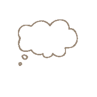 Bubble Thought Sticker