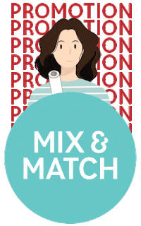 Mix And Match Promotion Sticker by Creative Bag