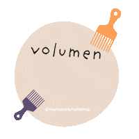 Mariacurlyhair Sticker by oilymoilyshop