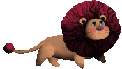 Roaring Lion King Sticker by Truth and Tales