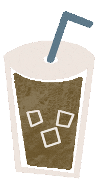 Iced Coffee Sticker by lovelyluckylife