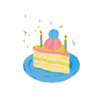 candynar birthday surprise cake happybirthday Sticker