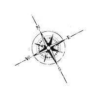 Boat Compass Sticker by STRONGISLANDJETSKIS