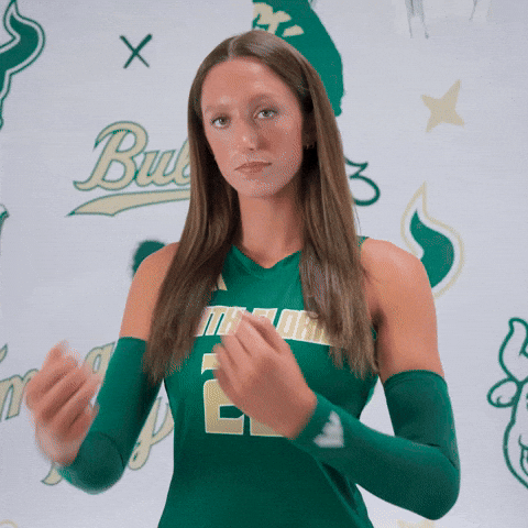 South Florida Volleyball GIF by USF Athletics