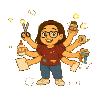 Mamãe Artesa Sticker