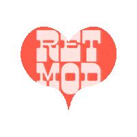 Heart Love Sticker by RetMod