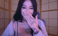 Cute Girl Twitch GIF
