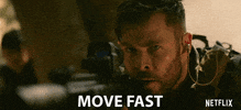 Move Fast Chris Hemsworth GIF by NETFLIX