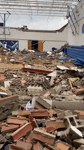 South Dakota School Severely Damaged Following Storm