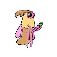 mpotemkin text message texting moth Sticker