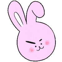 Illustration Wink Sticker