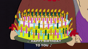 happy birthday cake GIF by South Park 