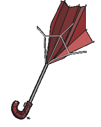 Rain Umbrella Sticker
