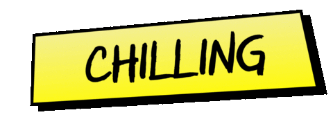 chill chilling Sticker by AM by Andre Martin