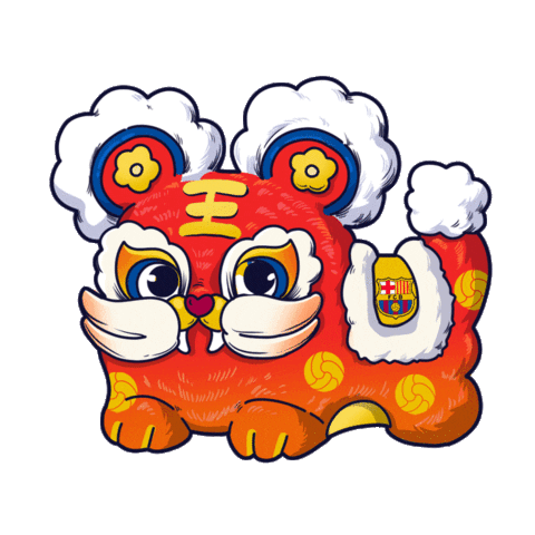 Chinese New Year Tiger Sticker by FC Barcelona