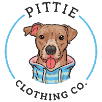 pittieclothing pitbull pit bull pibble pittie Sticker