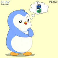 Penguin Drinks GIF by Pudgy Penguins