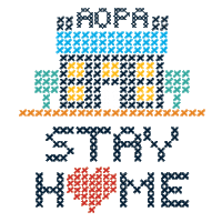 Stay Home Flight Training Sticker by AOPA