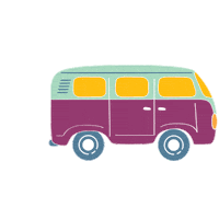 Road Trip Travel Sticker by Karole Kessler