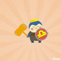 Zodiac Sign Penguin GIF by Finch Care
