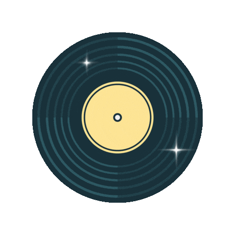 kugelzwei giphyupload music inspiration vinyl Sticker