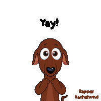 Happy Dog Sticker by VeeFriends