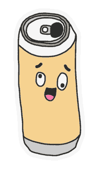 tinygraphy party beer drunk alcohol Sticker