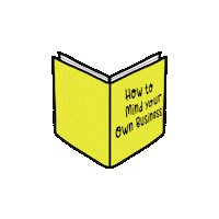 illumiinaani book vibrant mind your business illuminaani Sticker