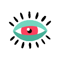 ChaulafanAtomico look eye view ojo Sticker