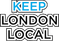 Keep London Local Sticker by Downtown London
