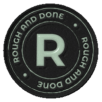 roughanddone beard barber haarverzorging men care Sticker
