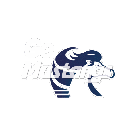 Mustang Sticker by Colegio Inglés
