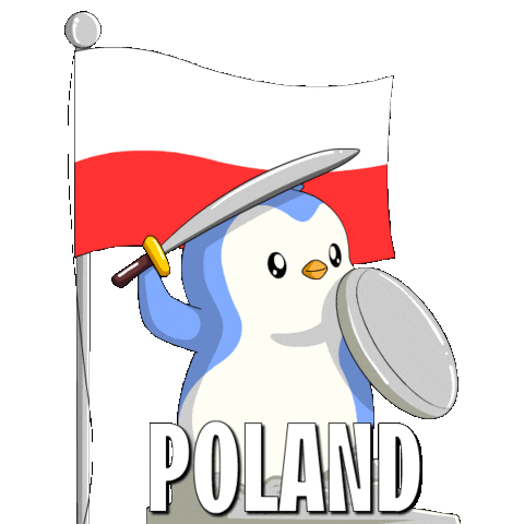 Penguin Flag Sticker by Pudgy Penguins