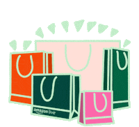 amazonlive shopping gifts shopping bags gift guide Sticker