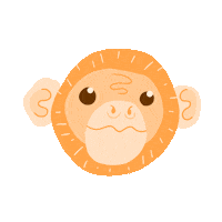 Monkey Singe Sticker by leoburnettparis