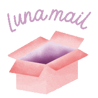 Lunaloveenergy luna mail shipping crystals Sticker