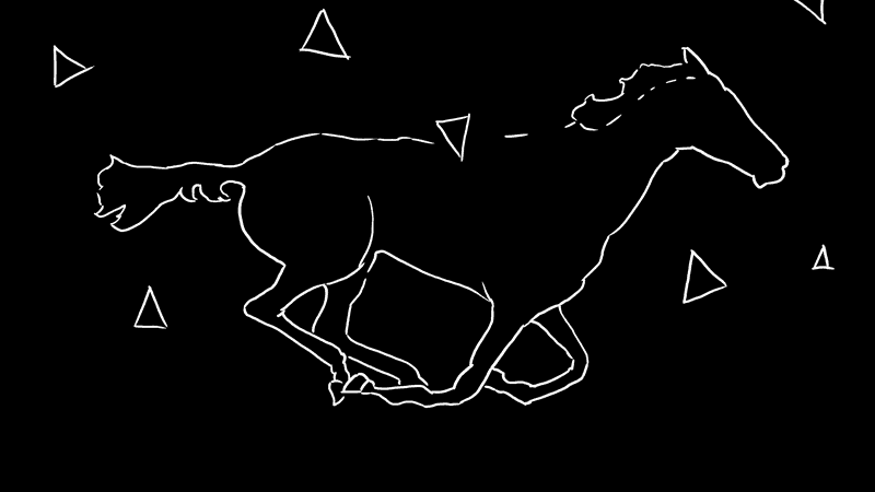 LightningDeluxe giphyupload giphyuploadmobile horse gallop GIF