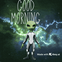 Good Morning Hello GIF by Krikey AI