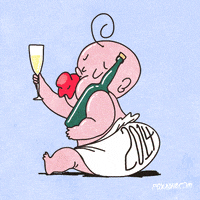 happy new year lol GIF by Animation Domination High-Def