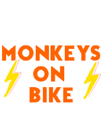 Stunt Wheelie Sticker by Monkeys On Bike