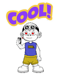 Awesome Laid Back Sticker by Zhot